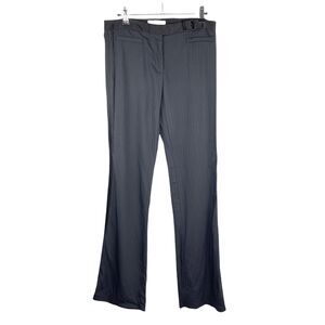 Nanette Lepore Black Pinstripe Wool Blend Dress Pants Women's Sz 4